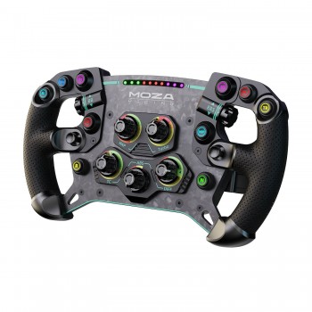 Moza Racing volant GS V2P Cuir Steering Wheel