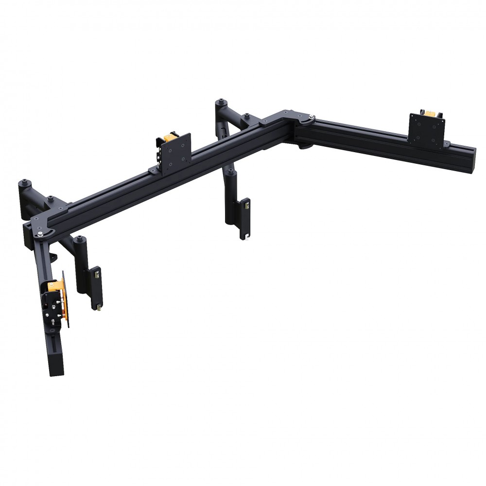 A1-TX32 Triple Monitor Stand for A1 Chassis | Up to 3x32 Inches